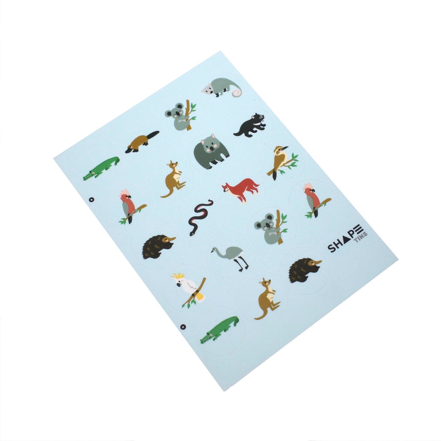 Aussie Animals Shape Toppers (pink or blue)