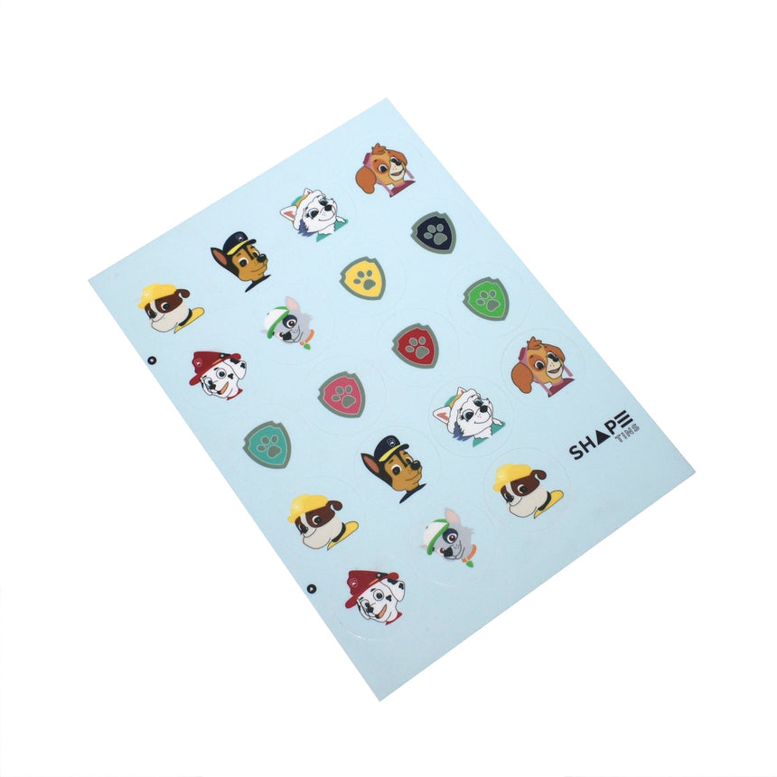 Paw Patrol Shape Toppers (Pink or Blue)
