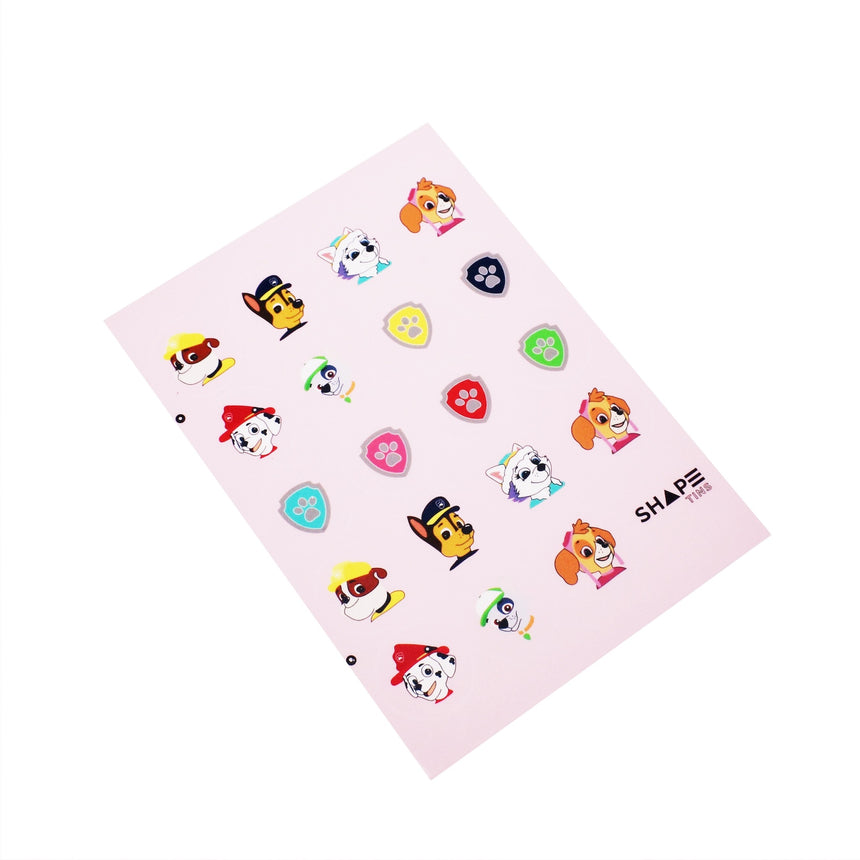 Paw Patrol Shape Toppers (Pink or Blue)