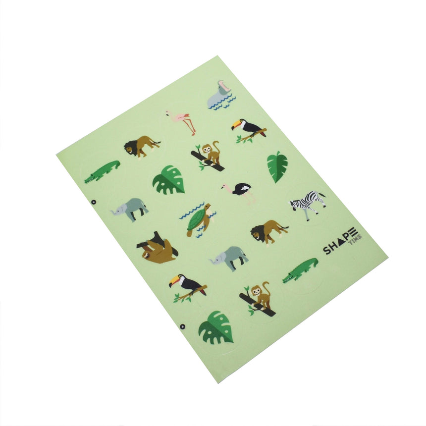Safari Animals Shape Toppers