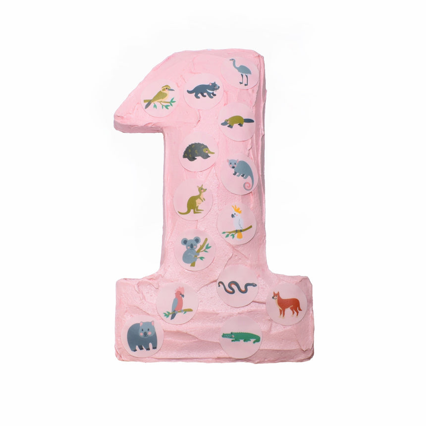 Aussie Animals Shape Toppers (pink or blue)