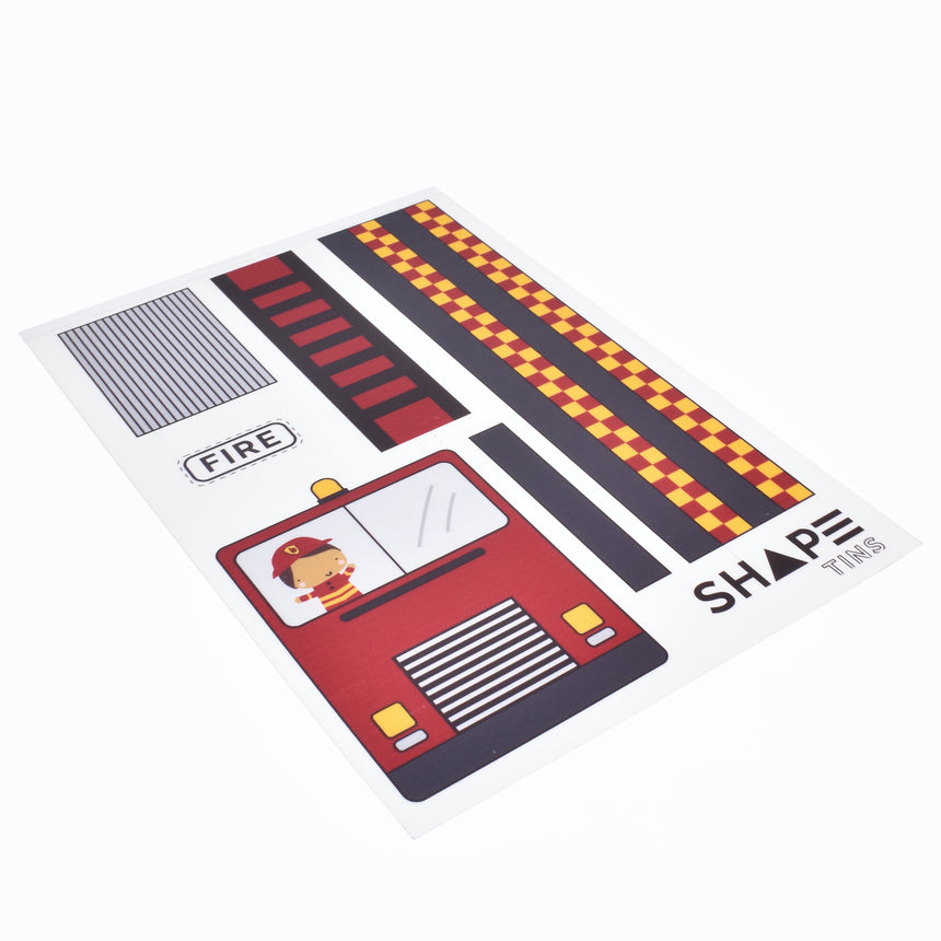 Fire Engine Cake Decorating Set