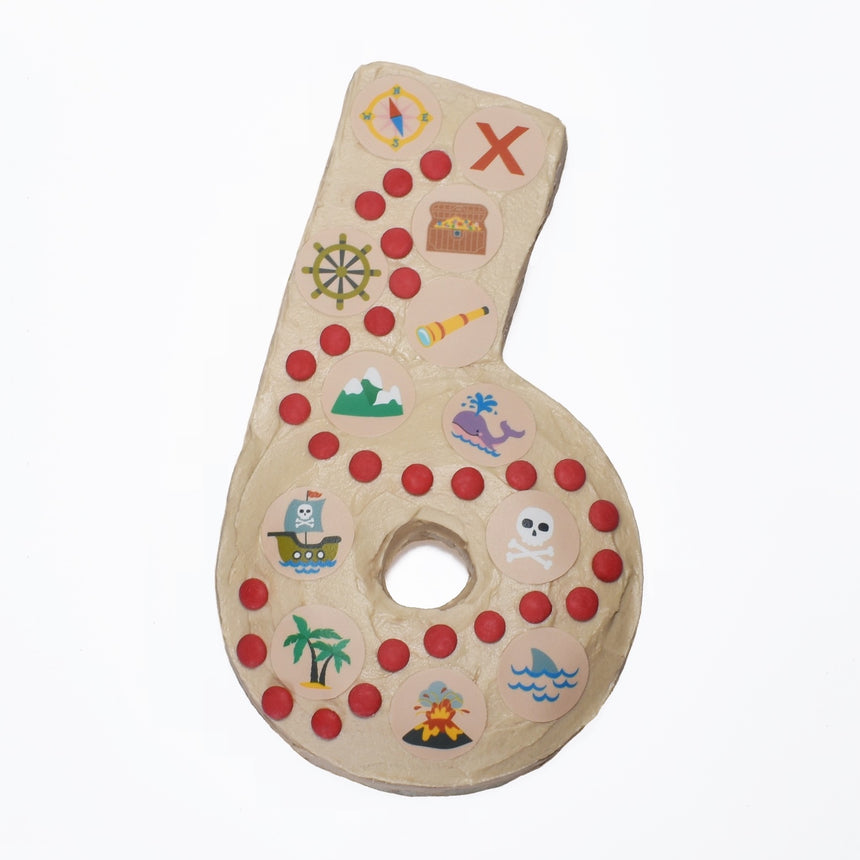 Treasure Map Shape Toppers