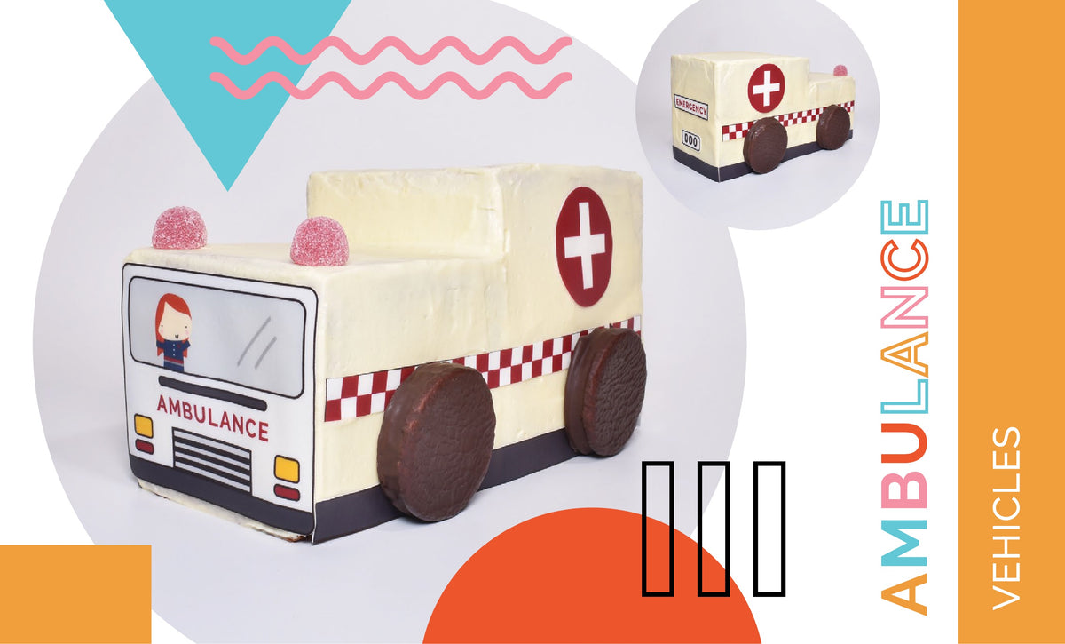 Ambulance Cake birthday cake — Shape Tins