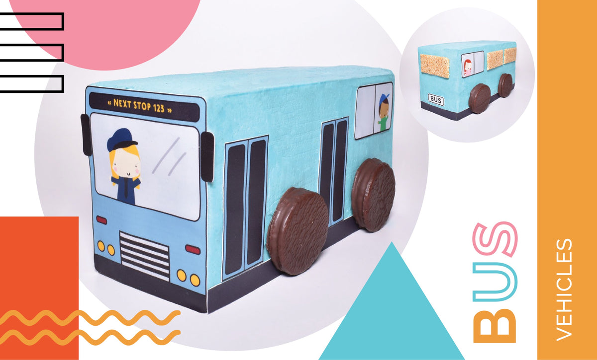 Bus Cake birthday cake — Shape Tins