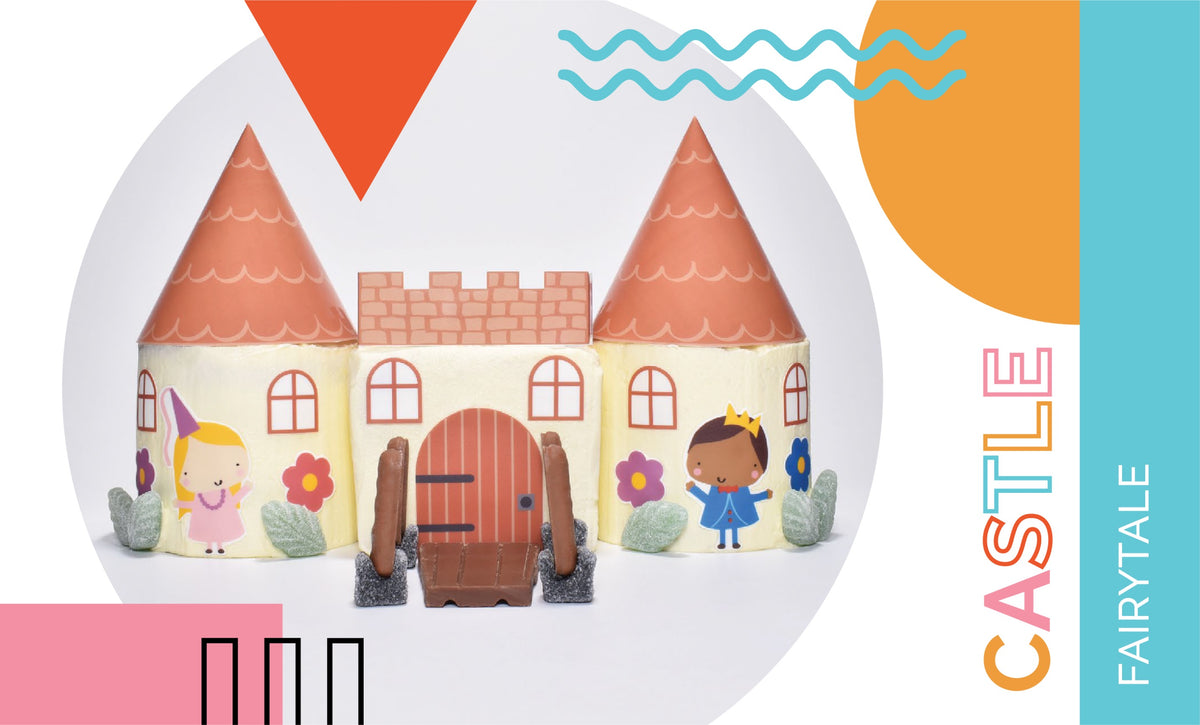 Castle Cake birthday cake — Shape Tins