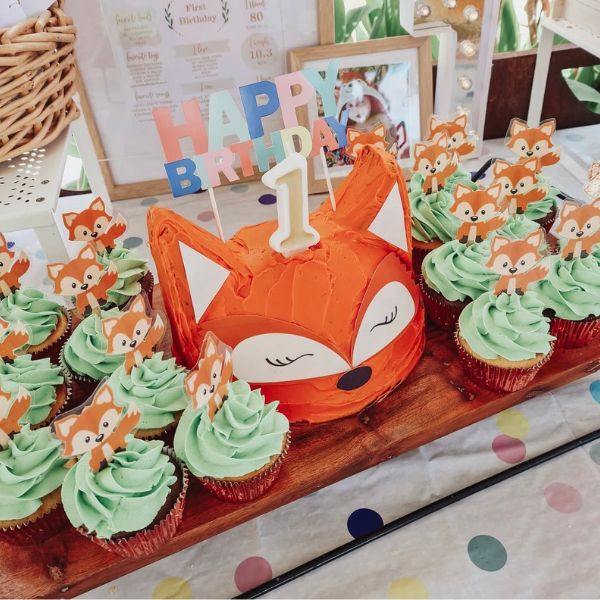 Fox Cake Decorating Set