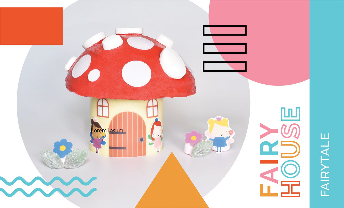 Fairy House Cake birthday cake — Shape Tins
