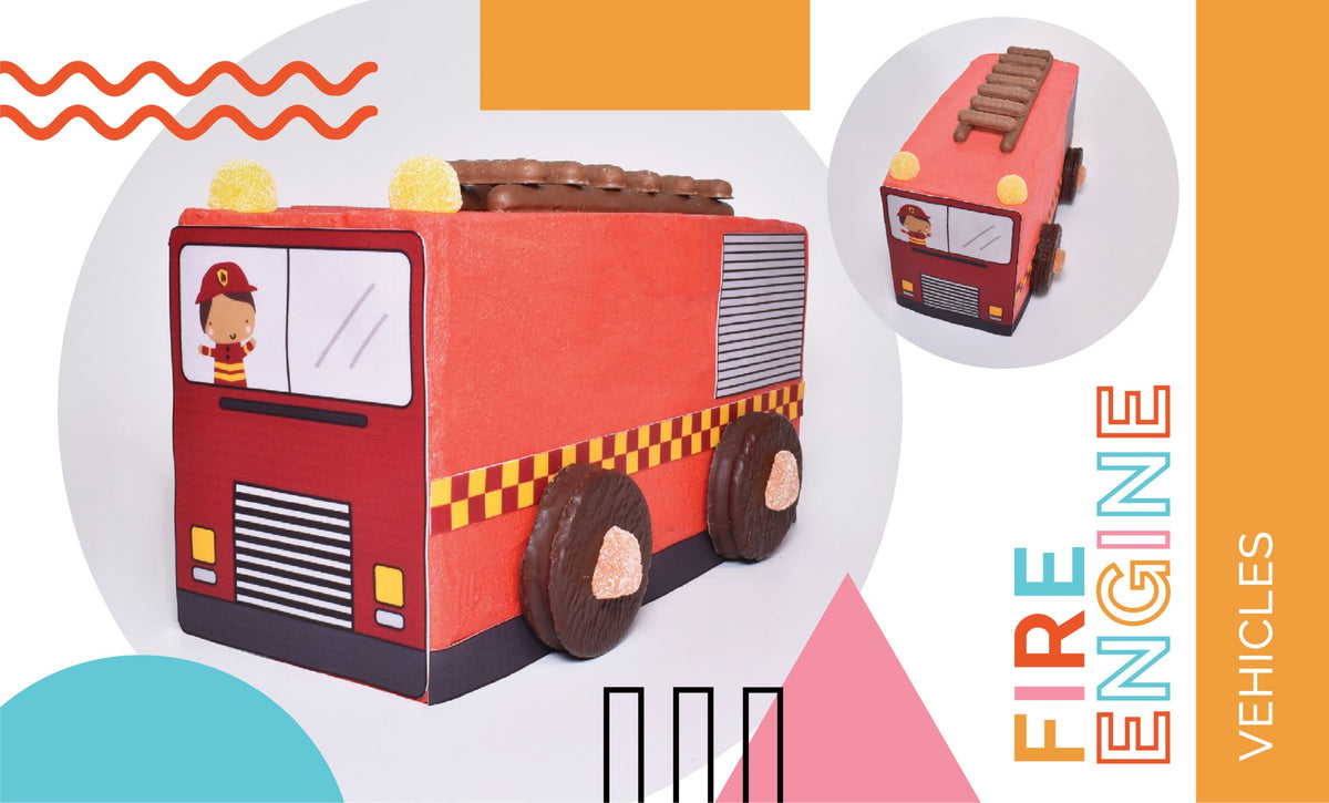 Fire Engine Cake birthday cake — Shape Tins