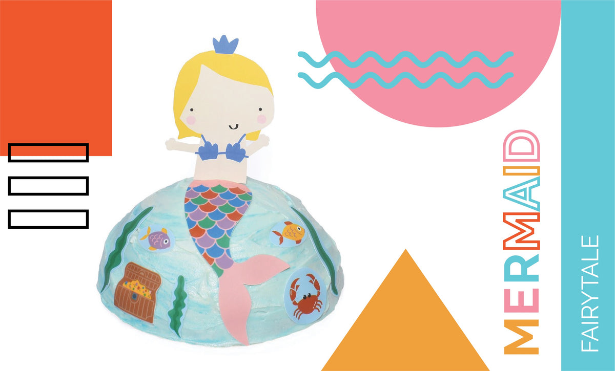 Mermaid Cake birthday cake — Shape Tins