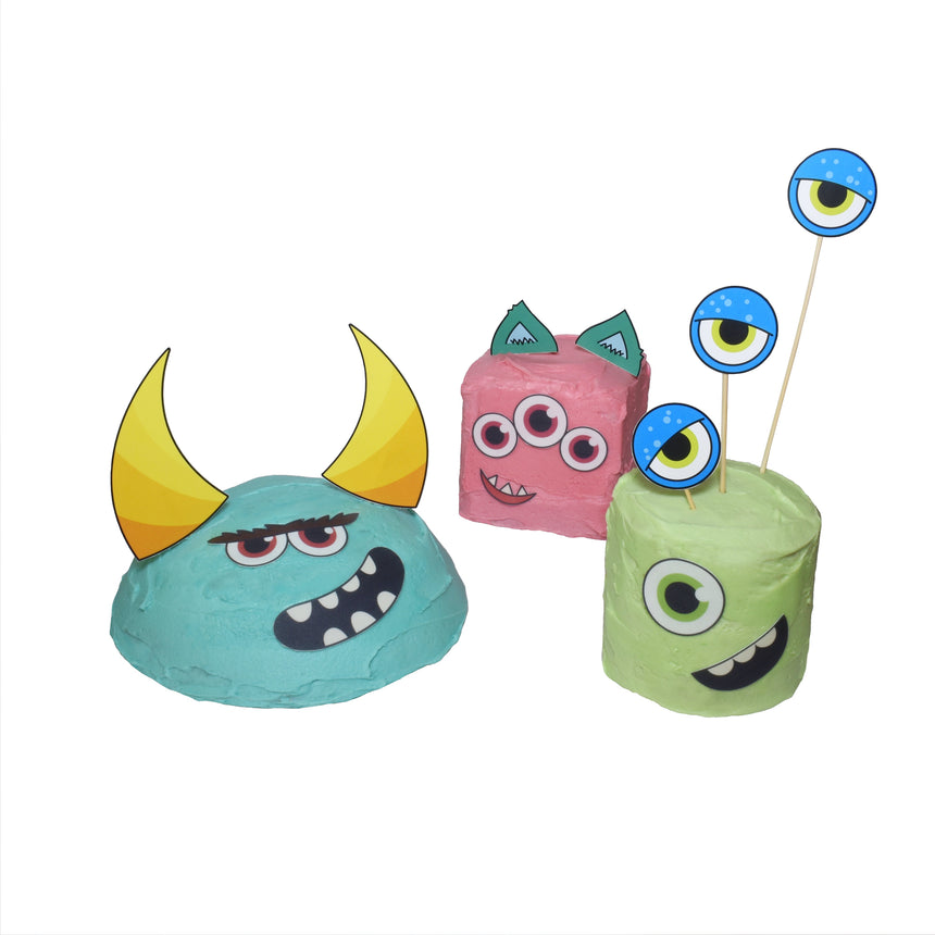 Monster Cakes Decorating Set