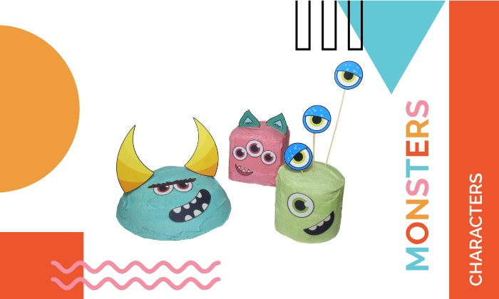 Monsters Cake birthday cake — Shape Tins