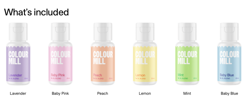 Pastel Pack - Oil Blend (6 x 20ml)