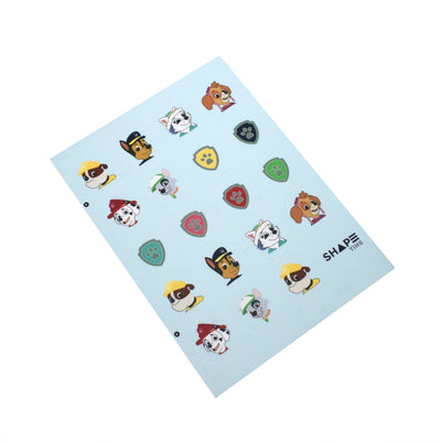 Paw Patrol Shape Toppers (Pink or Blue)