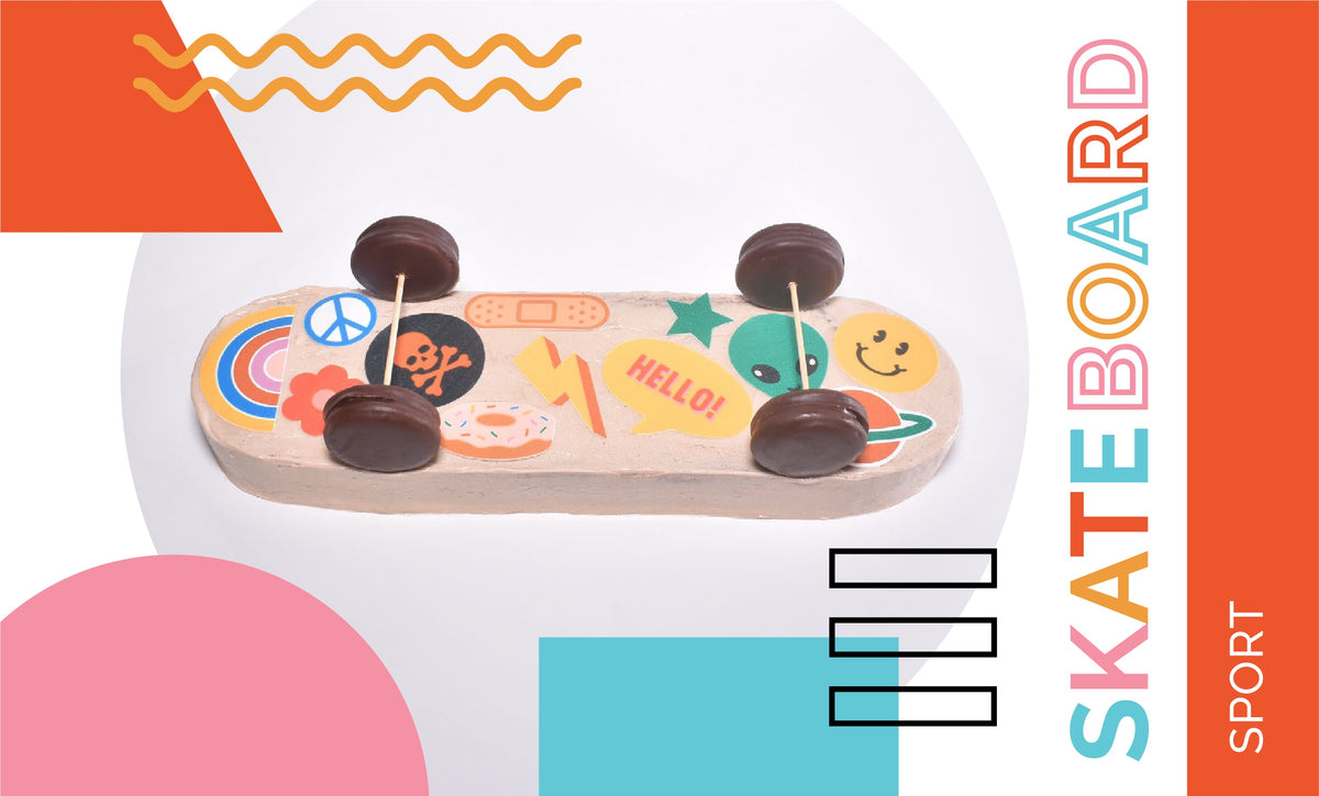Skateboard Cake birthday cake — Shape Tins