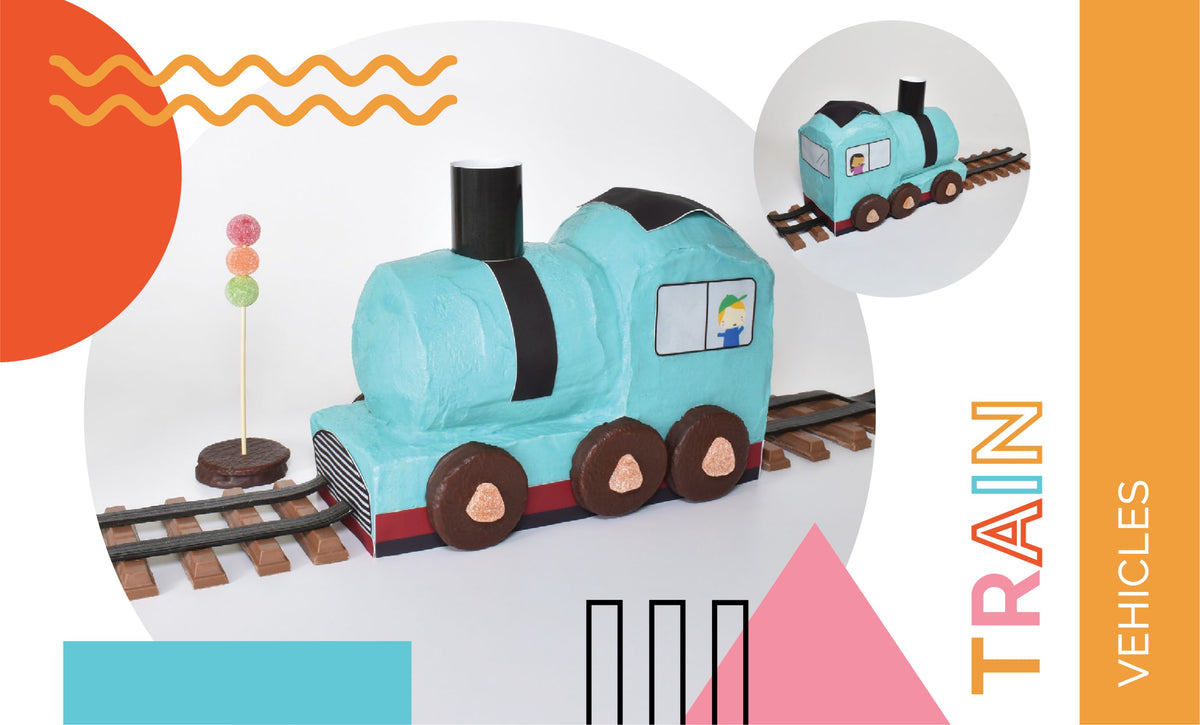 Train Cake birthday cake — Shape Tins