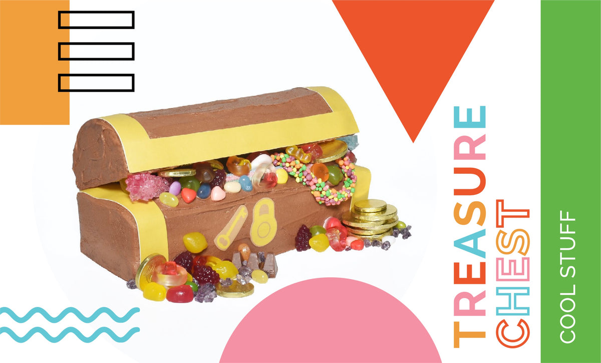 Treasure Chest Cake birthday cake — Shape Tins