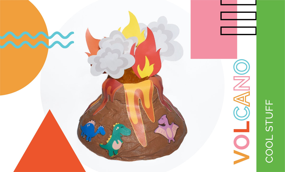 Volcano Cake birthday cake — Shape Tins
