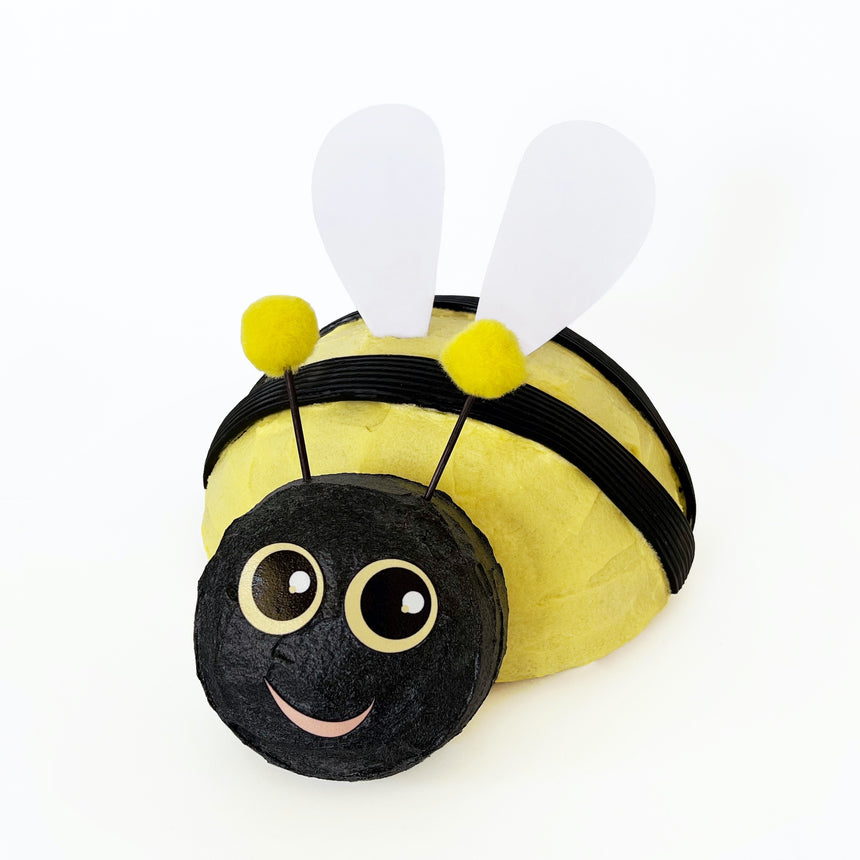 How to make bumble bee cupcake toppers - Cake Journal