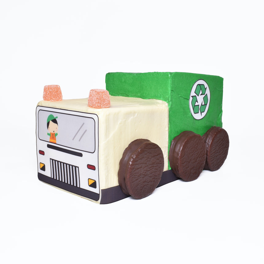 Rubbish Recycling Truck Cake Decorating Set